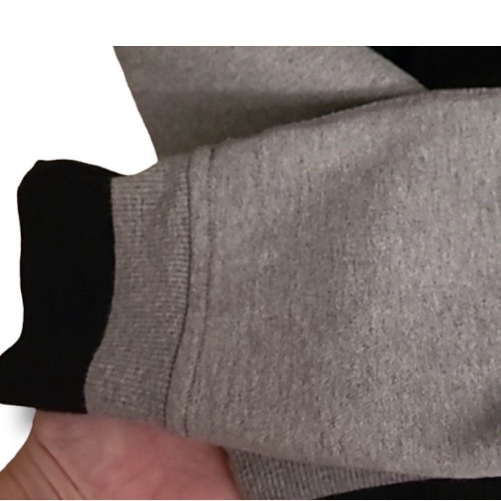 lululemon athletica Black Bomber Jacket with Gray Sleeves - Picture 4 of 8